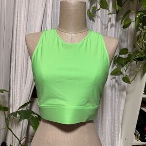 Fabletics Neon Green Crop Top
